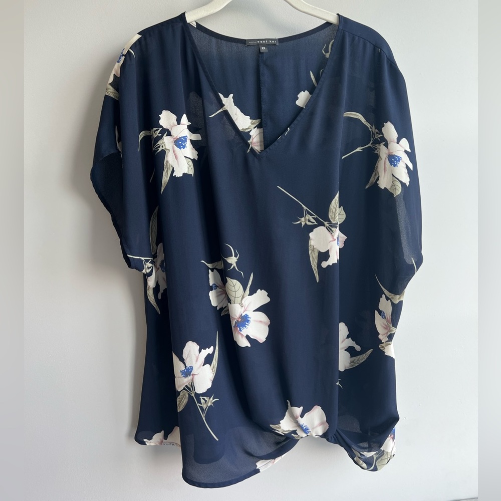 Stitch Fix Plus Size Short Sleeve Blouse
